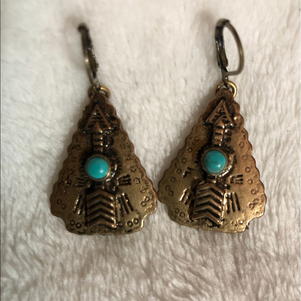 Bronze & Turquoise’s Navaho Indian Arrowhead